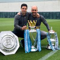 Mikel Arteta fue asistente de Pep Guardiola desde 2016 hasta 2019. FOTO: INSTAGRAM MIKELARTETA