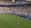 La FIFA aseguró que la tecnología del Connected Ball no detectó ningún contacto entre el balón y el cable antes del gol de Inglaterra frente a Noruega. FOTO: FIFA MEDIA VÍA X.