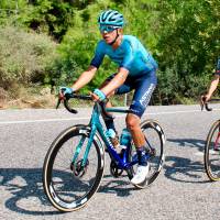 Harold Tejada, de 28 años, cumple su mejor presentación en su tercera Vuelta a España. En 2022 fue 65° y en 2024, 40°. FOTO X-ASTANA