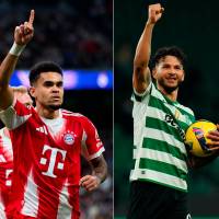 Díaz y Suárez suman 88 participaciones de gol entre los dos en esta temporada 2025/26 del fútbol del Viejo Continente. FOTO: GETTY