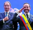 La logística de la jornada fue histórica y marcó varios hitos, empezando por los símbolos. Foto: Presidencia