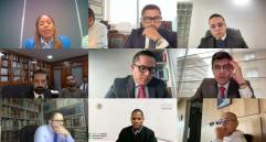 Este martes continúa la audiencia de imputación de cargos en contra del exalcalde Quintero y otros diez implicados en el escándalo de Aguas Vivas. FOTO: Cortesía