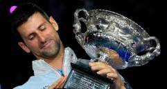 Novak Djokovic alcanzó su Grand Slam número 22. FOTO AP