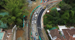 La obra contempla el mejoramiento y construcción de 2.4 kilómetros de vía, la construcción de puentes, así como la generación de nuevo espacio público y zonas verdes. Foto: Cortesía