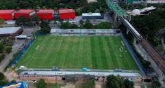 Así luce el estadio Cincuentenario para el duelo entre Águilas y Pasto. FOTO MANUEL SALDARRIAGA 