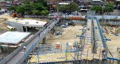 Aspecto de la plataforma de acceso que fue habilitada para ingresar desde Carabobo a la estación Acevedo del metro. FOTO: Cortesía Alcaldía