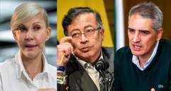 Dilian Francisca Toro, del Valle, y Andrés Julián Rendón, de Antioquia, encabezan la oposición al decreto de emergencia económica del gobierno del presidente Gustavo Petro. FOTOS EL COLOMBIANO Y COLPRENSA