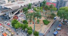 La Alcaldía de Medellín avanza en la renovación integral del Parque Berrío, el espacio fundacional de la ciudad, con una inversión de $6.500 millones. Foto: cortesía Alcaldía de Medellín.