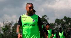 Cristian “Chicho” Arango trabajó a la par de sus compañeros desde su arribo a Nacional y está preparado para su debut frente a Fortaleza este jueves en el Atanasio, desde las 8:30 p.m. FOTO cortesía atlético Nacional