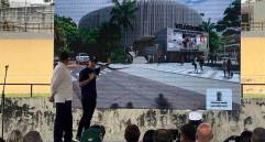 Durante la presentación del nuevo velódromo el alcalde Federico Gutiérrez entregó detalles sobre cómo quedará el escenario para los ciclistas de la región. FOTO EC