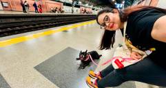 Animales de apoyo emocional que viajan en el Metro de Medellín