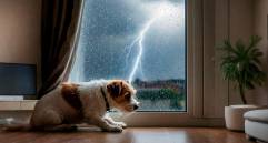 Por qué los perros le tienen miedo a la lluvia ¿Cómo puedes ayudarlos?