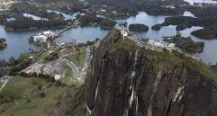 La Piedra del Peñol en Guatapé, una de las atracciones más buscadas en Google Maps en Antioquia. FOTO: Manuel Saldarriaga Quintero