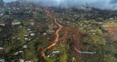 Deslizamiento de tierra en la vereda Granizal del municipio de Bello y que es en parte el motivo del estudio. Foto: Andrés Camilo Suárez Echeverry.