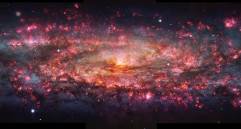 La imagen, considerada la más detallada jamás tomada de la galaxia Sculptor, asombra a la comunidad científica por la precisión con la que expone el polvo, el gas y las estructuras internas de este sistema galáctico. FOTO cortesía ESO