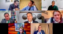 El Juzgado 50 Penal con función de control de garantías adelantó la diligencia, en la que la Fiscalía señala a 11 personas por presunta corrupción. FOTO captura de video