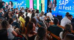 Evento SAP AI Fest 2025 desarrollado en el Museo del Castillo, Medellín. Foto: Cortesía