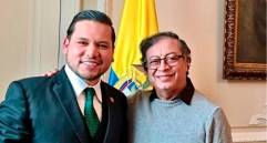 Calle y el presidente fueron muy cercanos durante las elecciones de 2023 en Córdoba. FOTO cortesía