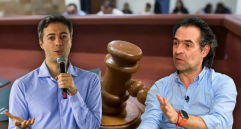 El exalcalde de Medellín, Daniel Quintero, es el actual Superintendente de Salud, entidad que denunció penalmente al actual alcalde de Medellín, Federico Gutiérrez. Foto: EL COLOMBIANO.