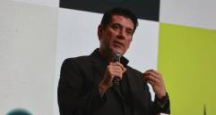 El constitucionalista Mauricio Gaona participó en un diálogo sobre elecciones y riesgos institucionales en la Universidad EIA. FOTO: Manuel Saldarriaga Quintero.