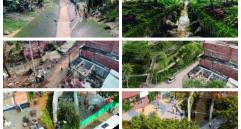 Algunas de las zonas antes de la intervención y como se planea que queden después de las mismas. FOTO: Cortesía