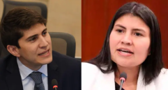 Wadith Manzur y Karen Manrique, congresistas presos por caso UNGRD. Fotos: Colprensa