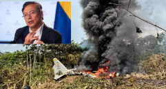 El presidente Gustavo Petro hizo referencia al accidente del avión Hércules en Puerto Leguízamo, Putumayo. Foto: redes