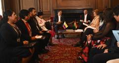 Presidentes de Colombia y Bolivia. Foto: X Luis Alberto Arce Catacora (Lucho Arce) @LuchoXBolivia