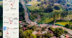 La vía El Canadá-El Carmen es uno de los proyectos clave para el corredor El Canadá-Llanogrande, que busca conectar a La Ceja, El Carmen y Rionegro con el aeropuerto José María Córdova. FOTO: CORTESÍA GOBERNACIÓN DE ANTIOQUIA