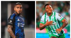 Cristian Arango y Alfredo Morelos conformarían una dupla de ataque de lujo en Nacional. FOTOS REAL SALT LAKE Y CAMILO SUÁREZ