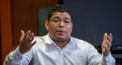 El diputado Luis Peláez durante una sesión en la Asamblea de Antioquia. FOTO: Juan Antonio Sánchez
