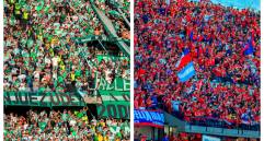 La respuesta de los hinchas de Nacional y Medellín durante el primer semestre, con sus asistencias al Atanasio, fue positiva. FOTOS CAMILO SUÁREZ