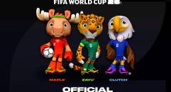 La Fifa dio a conocer este jueves a Maple, Zayu y Clutch, las tres mascotas que tendrá el Mundial de Norteamérica. FOTO: Tomada de redes sociales
