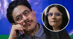 Angie Rodríguez, exdirectora del Dapre, e Iván Cepeda, candidato presidencial. Foto: Colprensa / cortesía