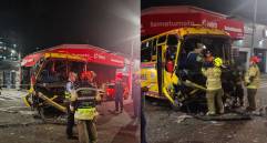 Las imágenes que circulan por redes sociales dan muestra del alcance del siniestro. Foto: Redes sociales @FicoGutierrez