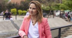 Alexandra Agudelo, exsecretaria de Educación de Medellín, y una de las caras más visibles del escándalo. FOTO: El Colombiano