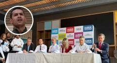 Palacios dijo que su apuesta es la unidad para enfrentar el “desgobierno”, y competir en la consulta interpartidista del 8 de marzo junto a otros seis aspirantes. FOTO: CORTESÍA/COLPRENSA