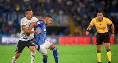 Millonarios y Once Caldas igualaron 2-2 en la fecha 4 de los cuadrangulares semifinales. FOTO COLPRENSA