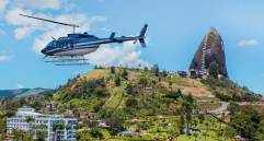 Helitours cuenta con una experiencia única alrededor de la Piedra del Peñol y servicios exclusivos, marcando la diferencia en el turismo local, nacional e internacional. FOTO: Cortesía Helitours