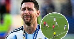 Lionel Messi puso punto final a su ciclo con la Selección Argentina a los 39 años, dejando como último recuerdo una definición memorable. FOTO: Getty y captura de video de redes sociales