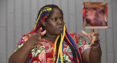 Yolanda Perea es líder de las víctimas del conflicto armado. FOTO EL COLOMBIANO