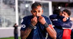 Sebastián Villa, delantero colombiano que milita en Independiente Rivadavia de Mendoza, ha sido figura con ese equipo y se menciona que podría ser llamado a la Selección Colombia. FOTO GETTY 