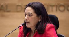 Contralora de Antioquia, Enedith del Carmen González Hernández, quien cumplirá su periodo este año. FOTO: El Colombiano