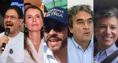 Los diferentes candidatos se pronunciaron con respecto a diferentes temas por las regiones del país. FOTO: Manuel Saldarriaga/Cortesía/Redes sociales/Camilo Suárez