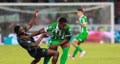 Néider Parra, defensor central de 21 años de Atlético Nacional. FOTO: Manuel Saldarriaga
