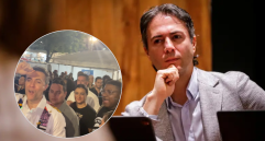 Con gritos e insultos, Daniel Quintero fue recibido en el festival de música Petronio Álvarez. FOTO: COLPRENSA Y REDES SOCIALES 