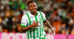 El delantero cordobés Alfredo Morelos es uno de los goleadores de Atlético Nacional en lo que va del segundo semestre del 2025. FOTO: Manuel Saldarriaga