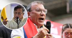 Roy Barreras busca el apoyo de Petro para llegar con fuerza a la primera vuelta presidencial. Fotos: Colprensa