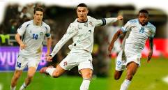 Eldor Shomurodov (44 goles en 90 partidos), Cristiano Ronaldo (143 tantos en 226 compromisos) y Cedric Bakambu (21 dianas en 67 presencias), son los máximos goleadores de sus selecciones. FOTO: GETTY