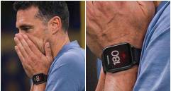 Las lágrimas y el silencio de Lionel Scaloni tras la agónica clasificación argentina ante Egipto no solo inundaron las redes sociales; también encendieron las alertas de Garmin. FOTO: Tomada de redes sociales @garminargentina.
